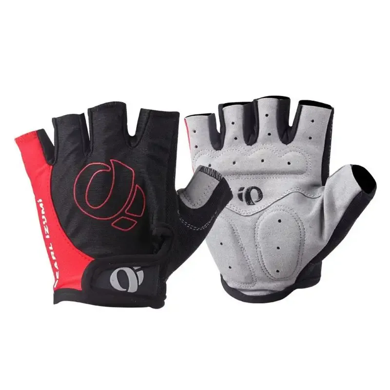 Fiets Gel Half Finger Handschoenen Anti Slip Zweetbestendig Schokbestendig Mountainbike Race Armguard Draagbare Half Finger Fiets Handschoenen_voghion.com