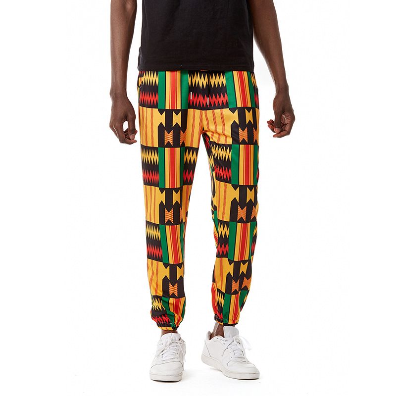 Herren Freizeithose Simia Hose African Da Xi Digital bedruckte übergroße Freizeithose für Jugendliche_voghion.com