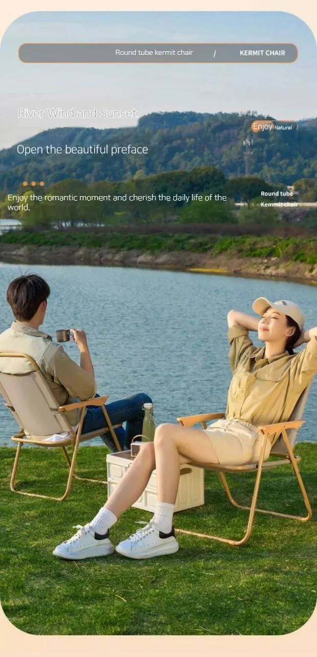 Chaise pliante portable pour pique-nique, pêche, camping, loisirs, extérieur_voghion.com