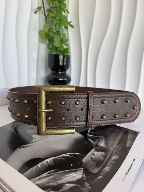 Schnalle Nietengürtel für Damen 2025 Herbst/Winter Neu_voghion.com