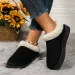 Mouth Hairy Snow Fashion 2024 Boots Womens Winter New Style Thick Bottom Short Tube One Step Lazy Large Cotton Ss_voghion.com