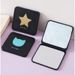 Small mirror portable cute mini makeup mirror double-sided portable dressing mirror student hand-held folding mirror_voghion.com