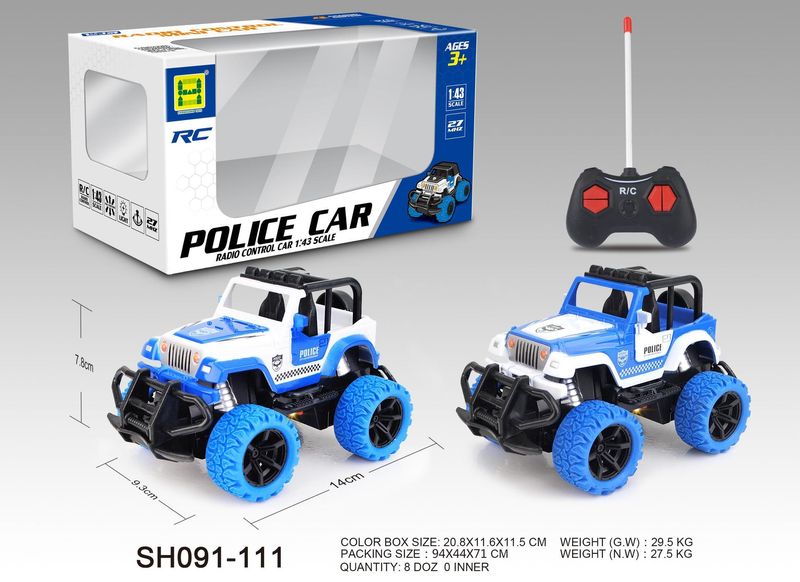 Mother & Kids 4WD RC Car With LED Lights, Off-Road Remote Control Toy For Kids – Dinosaur & Monster Truck Models (Green/Red/Blue/Yellow/White)​_voghion.com