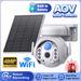 Icsee Low Power Solar Surveillance Camera 4MP Color Infrared Night Vision Wireless Wifi PTZ Camera_voghion.com
