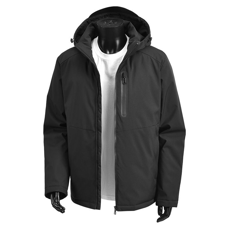 Abbigliamento da uomo all'ingrosso 2025 autunno e inverno coppia con cappuccio softshell giacca da uomo e da donna antivento e impermeabile giacca da viaggio_voghion.com