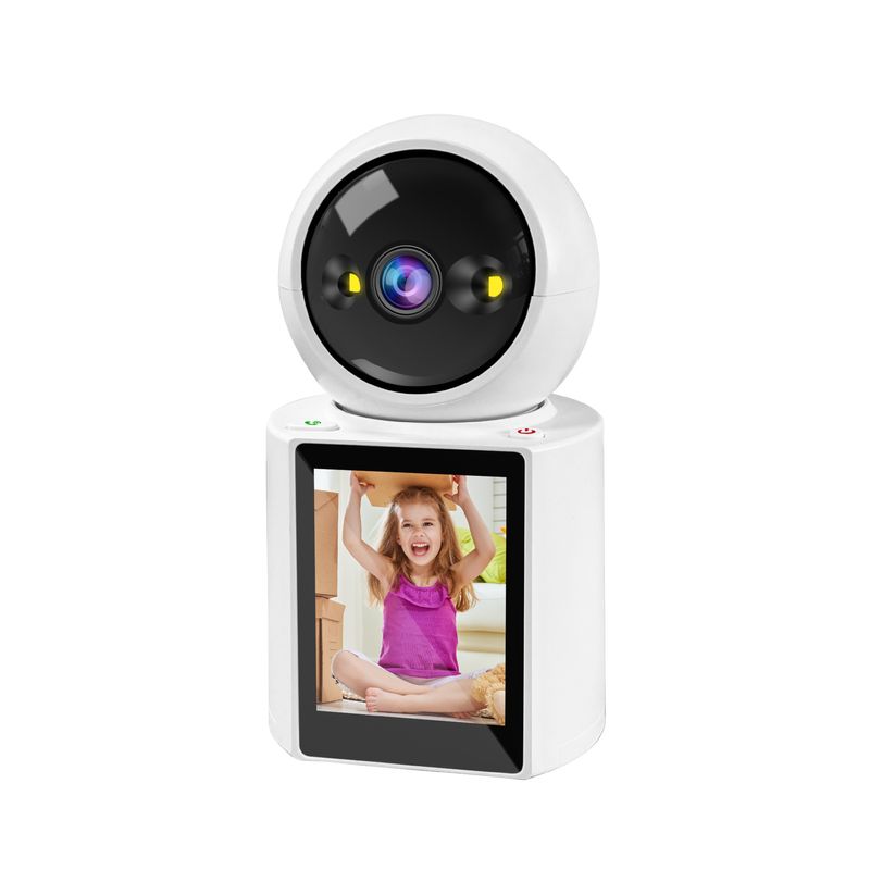 Câmera de vigilância visual bidirecional de 2,8 polegadas com IA, controle remoto para celular, vídeo porteiro HD, exibição de chamadas_voghion.com