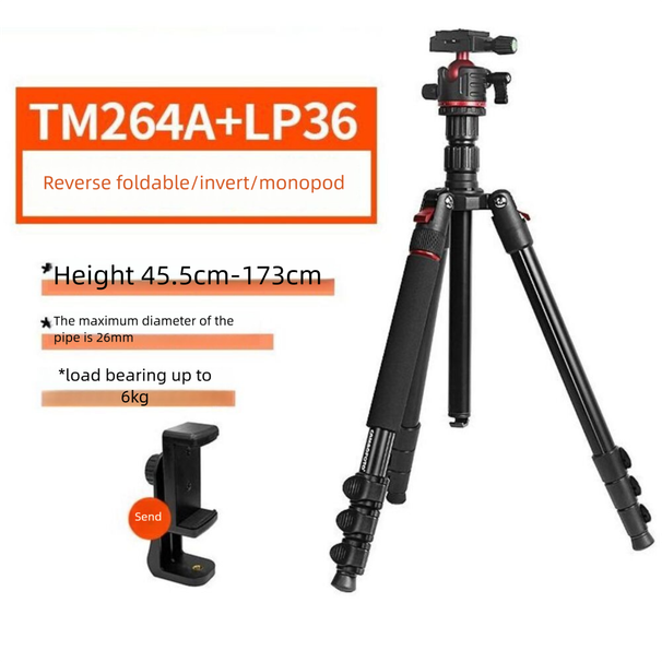 Multifunctional Tripod For Mirrorless And DSLR Cameras, Professional Portable Photography Live Streaming Stand With_voghion.com
