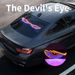 New USB Dynamic Demon Eye Sticker Car LED Display Truck Front And Rear Windshield Decorative Light_voghion.com