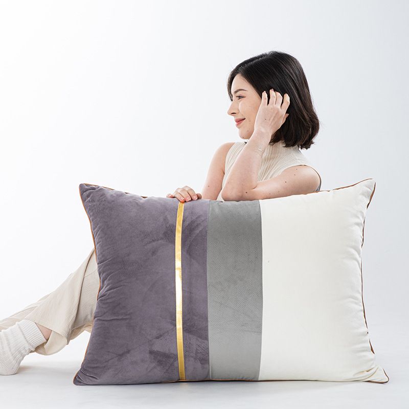 Velvet Throw Pillow Covers - Large Sofa & Bed Cushion Covers (No Insert Included Soft & Durable Hidden Zipper 20x20 Inches Stylish Home Decor)​_voghion.com