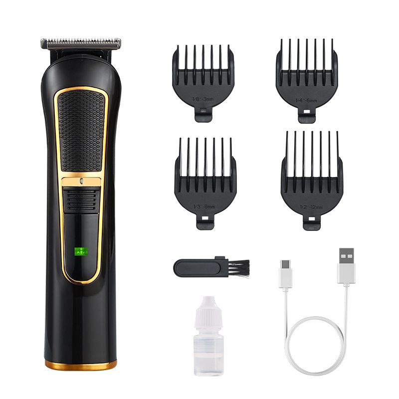 Tagliacapelli professionale silenzioso con lame affilate in acciaio inossidabile, ricaricabile tramite USB, silenzioso ed efficiente per uomini, donne e animali domestici._voghion.com