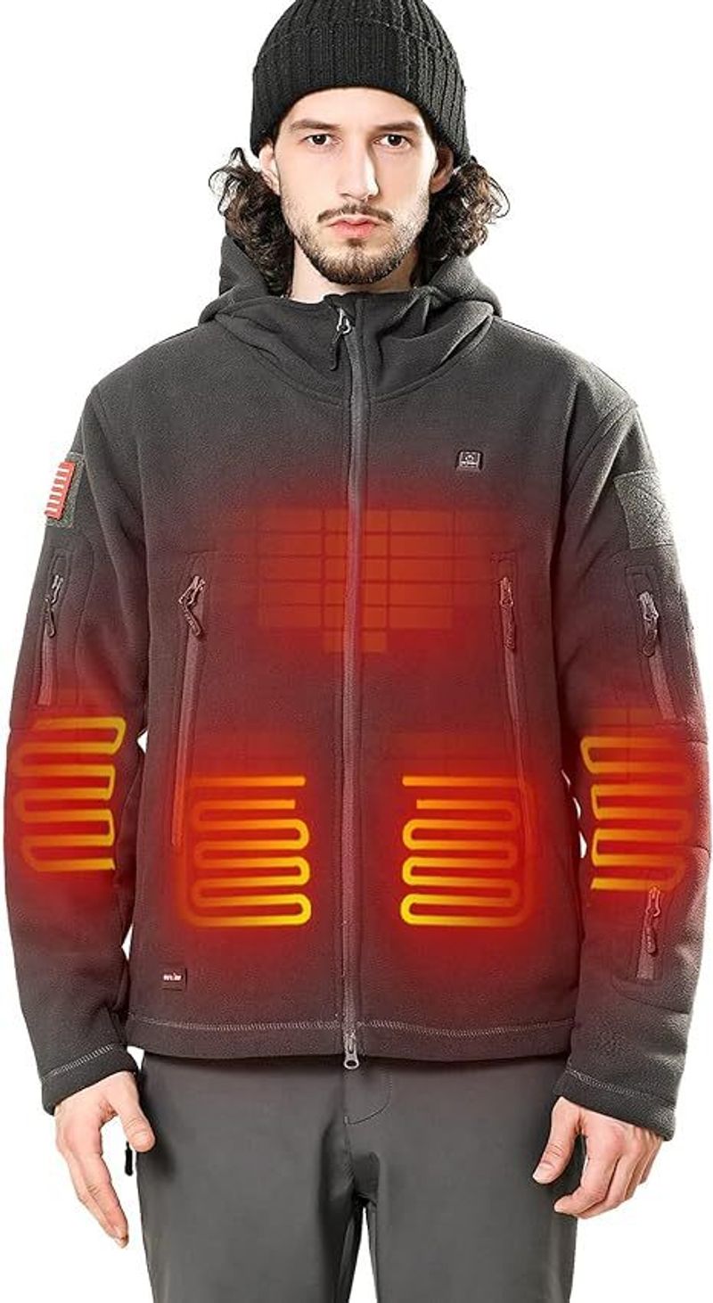 Men's Clothing jacket, heating sweater, heating clothing, heating electric heating, men's and women's hooded smart constant temperature warm new_voghion.com