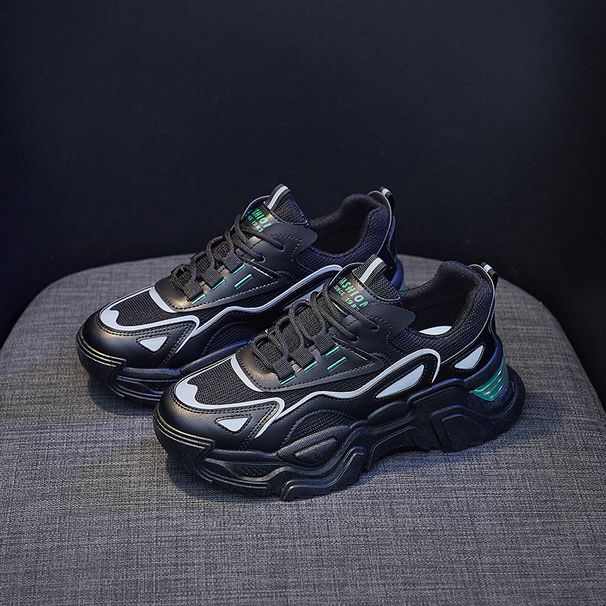 2024 Frühling Neue Ins Koreanische Version Von Papa Frauen Tide Student Höhe-steigernde Sport Schuhe Lauf Casual_voghion.com