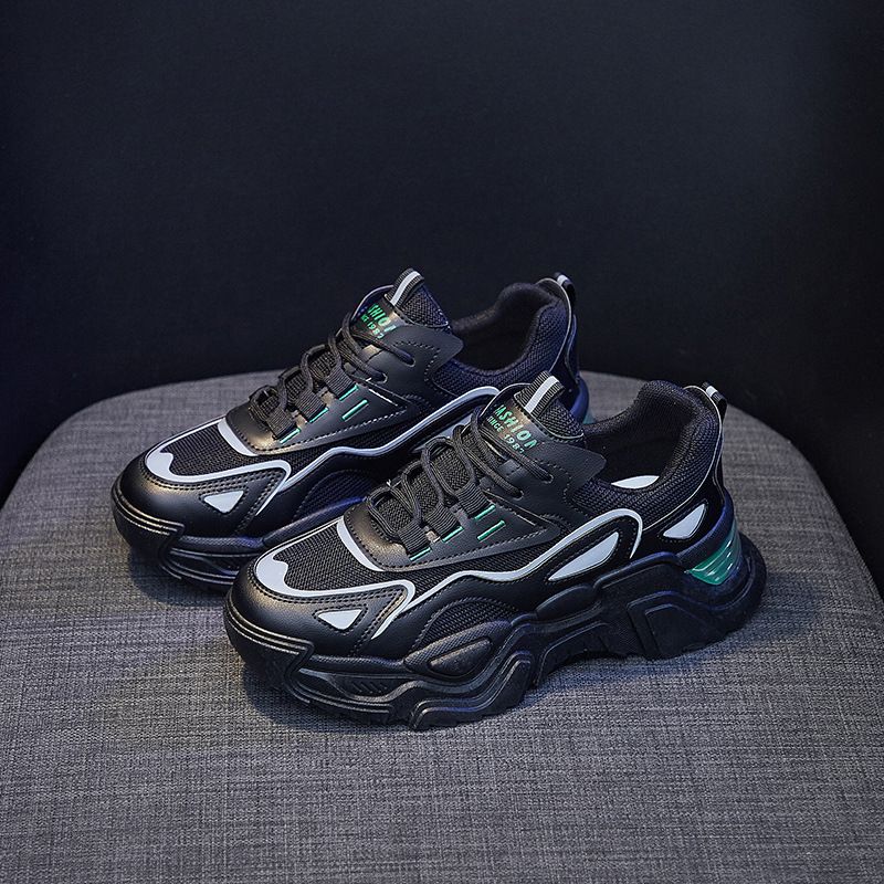 2024 Spring New Ins Korean Version Of Dad Women's Tide Student Height-increasing Sports Shoes Running Casual_voghion.com