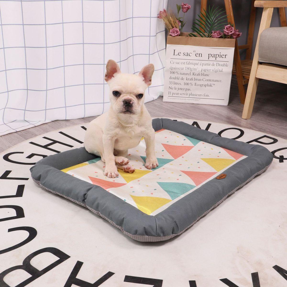 Summer Cat Silk Dog Mat Ice Pet Bed Cooling Pad_voghion.com