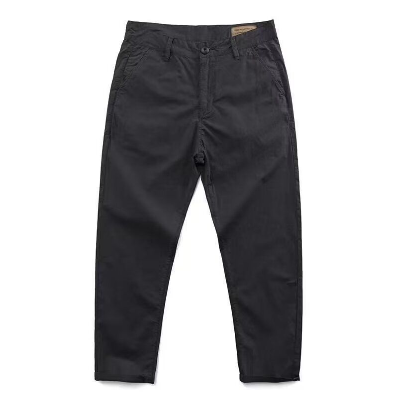 Vêtements pour hommes, salopettes, pantalons décontractés pour hommes, pantalons d'été fins, respirants, résistants à l'usure, pantalons de travail amples et droits pour le printemps et l'automne_voghion.com