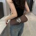 Simple fashion casual shoulder bag niche casual underarm bag 2023 Summer new Korean fashion small square bag_voghion.com