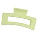 Unique Pitted Square Claw Clip - Geometric Hollow Square Minimalist Design - Back-of-Head Shower Updo Shark Clip_voghion.com