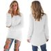 Suéter informal de manga larga para mujer, mezcla de algodón suave, corte holgado, cuello redondo, varios colores y tallas (S-5XL)_voghion.com
