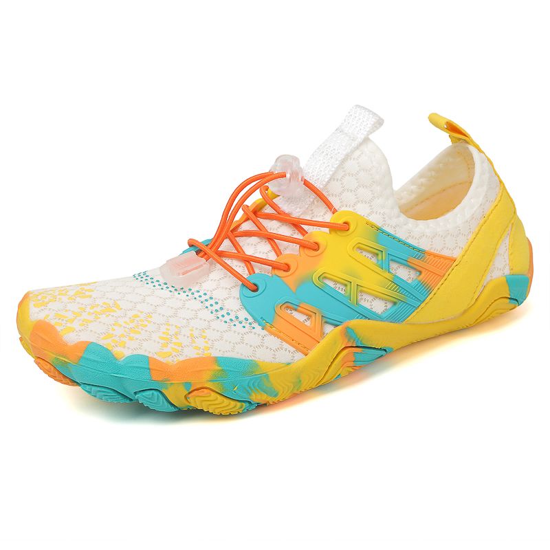 Summer Upstream Wading Shoes Five Fingers Beach Barefoot Colorful Sandals Men Women Pool Swimming Portable Aqua Sneakers Unisex_voghion.com