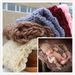 Newborn Photography Props Children's Photography Blanket Thick Line Square Blanket Baby Photo Background Blanket Multicolor_voghion.com