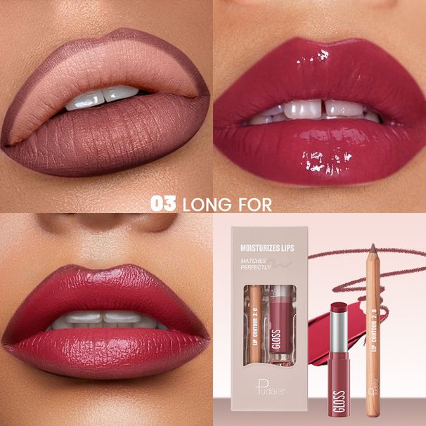 Explosive Lip Liner Lipstick Set Matte Gloss Lipstick Set Makeup_voghion.com