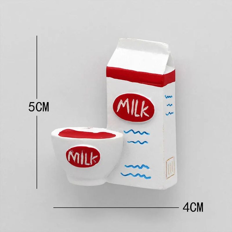 Simulation Food Memo Sticker Bread Maker Tomato Egg Teapot Milk Home Decoration Refrigerator Magnet Gift Decor For Kitchen_voghion.com
