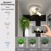 Glitzerlife Deckenleuchte LED Deckenspot 3 Flammig - Deckenstrahler Weiß GU10 Deckenlampe 3000k Küchenlampe 20W Schwenkbar Flurlampe Metall Für Schlafzimmer Büro_voghion.com