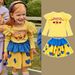 Spot Herbst Neue Produkte BEBEBE Koreanische Version der Kinder Casual Lose Mode Tier Englisch Langarm Rock Anzug_voghion.com