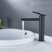 Hotel Rotary Hot And Cold Water Faucet Basin Wash Basin Wash Basin Rotating Black Basin Bathroom Faucet_voghion.com