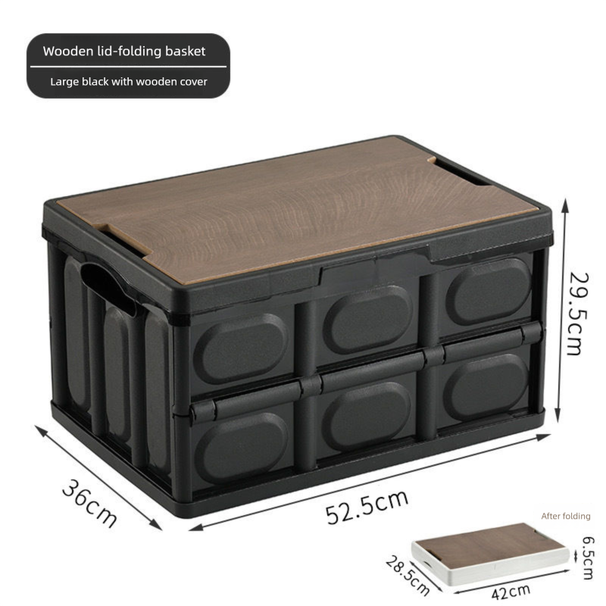 Outdoor Foldable Camping Storage Box That Doubles As A Table_voghion.com