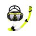 Schnorchelausrüstung Tauchspigel Snorkel Set Grousse Frame Silikon Tauchmaske Voll trocken Schnorchel_voghion.com