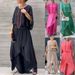 Women's Clothing Summer New Loose And Comfortable Tops Split Wide Leg Pants Chiffon Casual Suit_voghion.com
