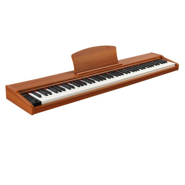 GPP-107 88 Key Full Size Semi-Weighted Standard Keyboards Wooden Digital Piano With MIDI Bluetooth, Triple Pedals, Headphone and other accessories, fo_voghion.com