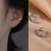 Niche Light Luxury Clips Ear Cuffs Eleganti da donna 2025 Trend Croce Geometrico Nuovo stile cinese Non forato_voghion.com