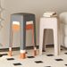 Exquisite Household Durable Plastic Soft Cushion Simple Bench Storage Dining Makeup Stool_voghion.com