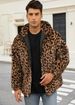 2025 Men's Best-selling Faux Fur Colored Leopard Print Jacket, Plush Contrasting Color Warm And Thick Leopard Print Jacket_voghion.com