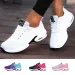 Damen Sneaker, Casual Mesh Sneakers Rosa Damen Flach Leicht Weich Atmungsaktiv Schuhe Basket Laufschuhe Übergröße_voghion.com