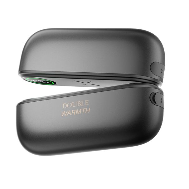 2-Pack Rechargeable Magnetic Electric Hand Warmers With Digital Display Portable Pocket Heater Warm Gift For_voghion.com