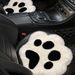 Plush Cat Paw Cover Cute Claw Print Sofa Chair Artificial Rabbit Hair Seat Cushion Women's Car Interior_voghion.com