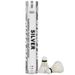 CHAOPAI Flight Stable Durable Single Tube 12-Pack Silver Super Badminton_voghion.com