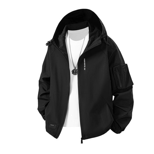 Autumn And Winter New Fashion Casual Hooded Trench Coat Loose Versatile Jacket Men And Women With The Same Tooling Versatile_voghion.com