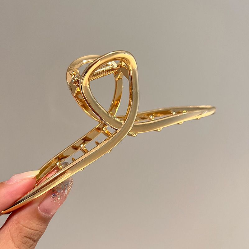 Fermaglio per capelli in metallo di alta qualità con forcina per squalo oversize, fermaglio per capelli estivo da donna, elegante fermaglio per capelli_voghion.com