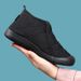 Omen In Early Spring, New Soft Sole, Lightweight, Middle Aged And Elderly Mothers' Shoes, Plus Velvet, Thickened, Warm, Slip On Snow Boots_voghion.com