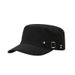 New Men Washed Cotton Flat Top Casual Adjustable Cap Cadet Hats Spring Four Seasons Sun Caps Outdoor Sunscreen Hat_voghion.com