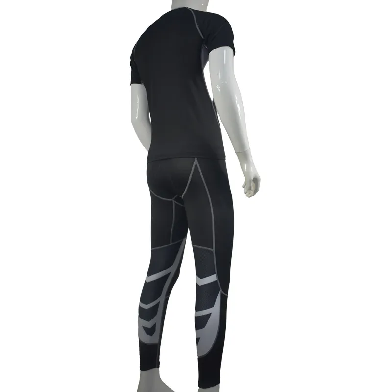 Men's clothing Sports leggings Men's pants Breathable quick drying five quarter pants Outdoor basketball running fitness_voghion.com