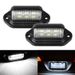 2 Stéck/Set 6 LED Nummereschëldluuchten fir Auto Camion Unhänger Luucht Wäiss Glühbirnen Nummereschëldluuchten_voghion.com