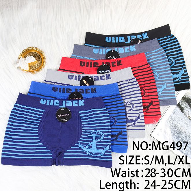 6er Packung vun nahtlose Männer-Slips mat mëttlerer Taille fir Jongen, Teenager, Schüler aus dem ënneschte Schouljoer an dem ieweschte Lycée_voghion.com