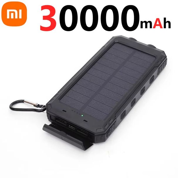 50000 MAh Portable Solar Power Bank Large Capacity Fast Charging External Battery With Flashlight For Xiaomi IPhone_voghion.com