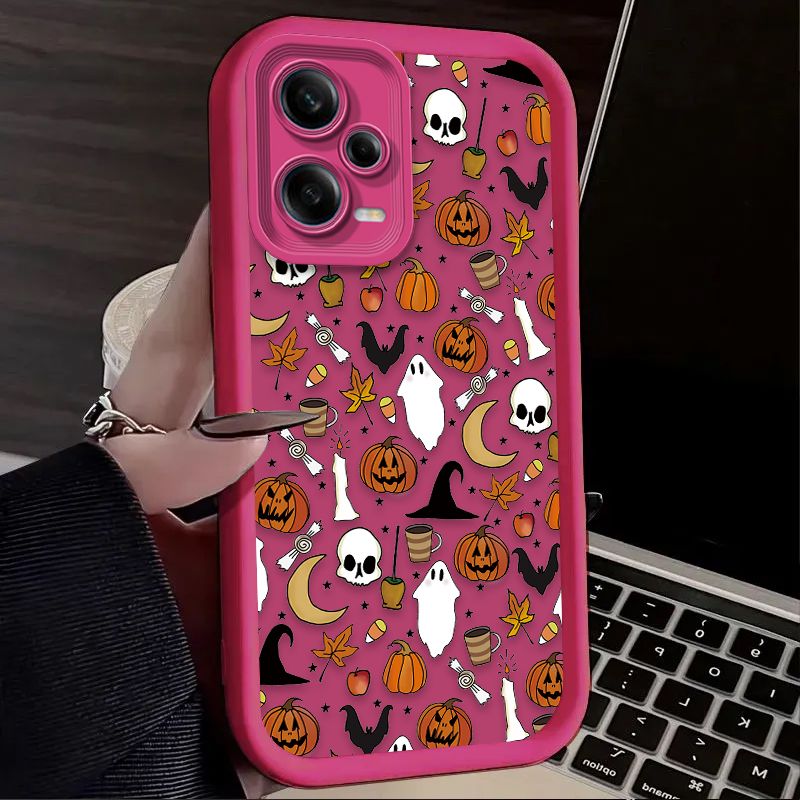 Lustige Halloween Netter Geist Fall Für Xiaomi Redmi Hinweis 13 12 11 Pro Plus 4G 5G 12S 11S 10S 10 9 9S Redmi 14C 13C 12C A3 12 Capa_voghion.com