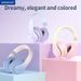 Cuffie Bluetooth wireless con microfono per donna, cancellazione del rumore, suono stereo, cuffie sportive da gioco, regalo_voghion.com